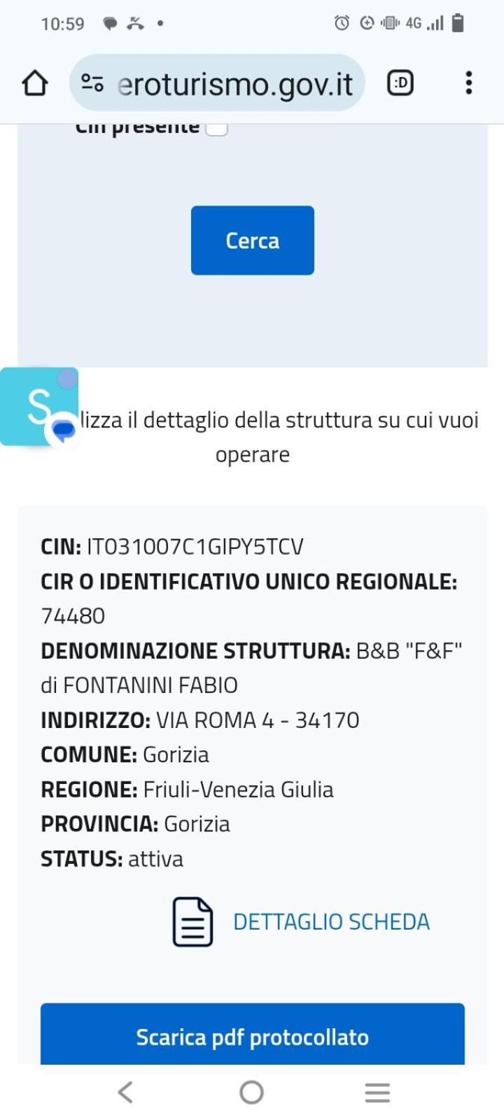 B&B Ff Gorizia Eksteriør bilde